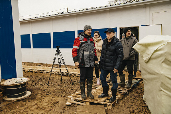 Сегодня посетили ВЗУ № 12 в микрорайоне Кудринка в Пушкино. Проводится масштабная реконструкция объекта.