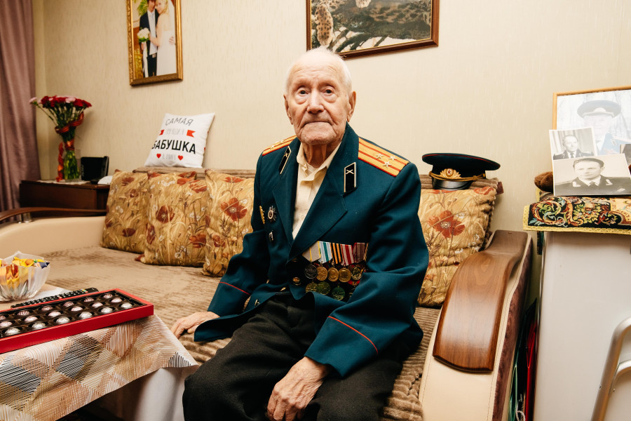 Ветеран ВОВ Галютин А.М