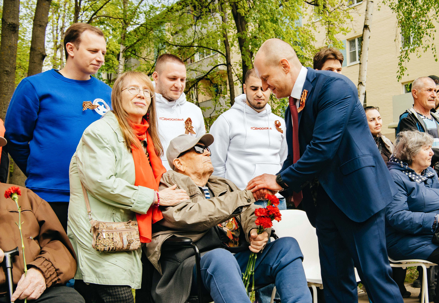 Поздравление ветерана ВОВ Карпича Б.А